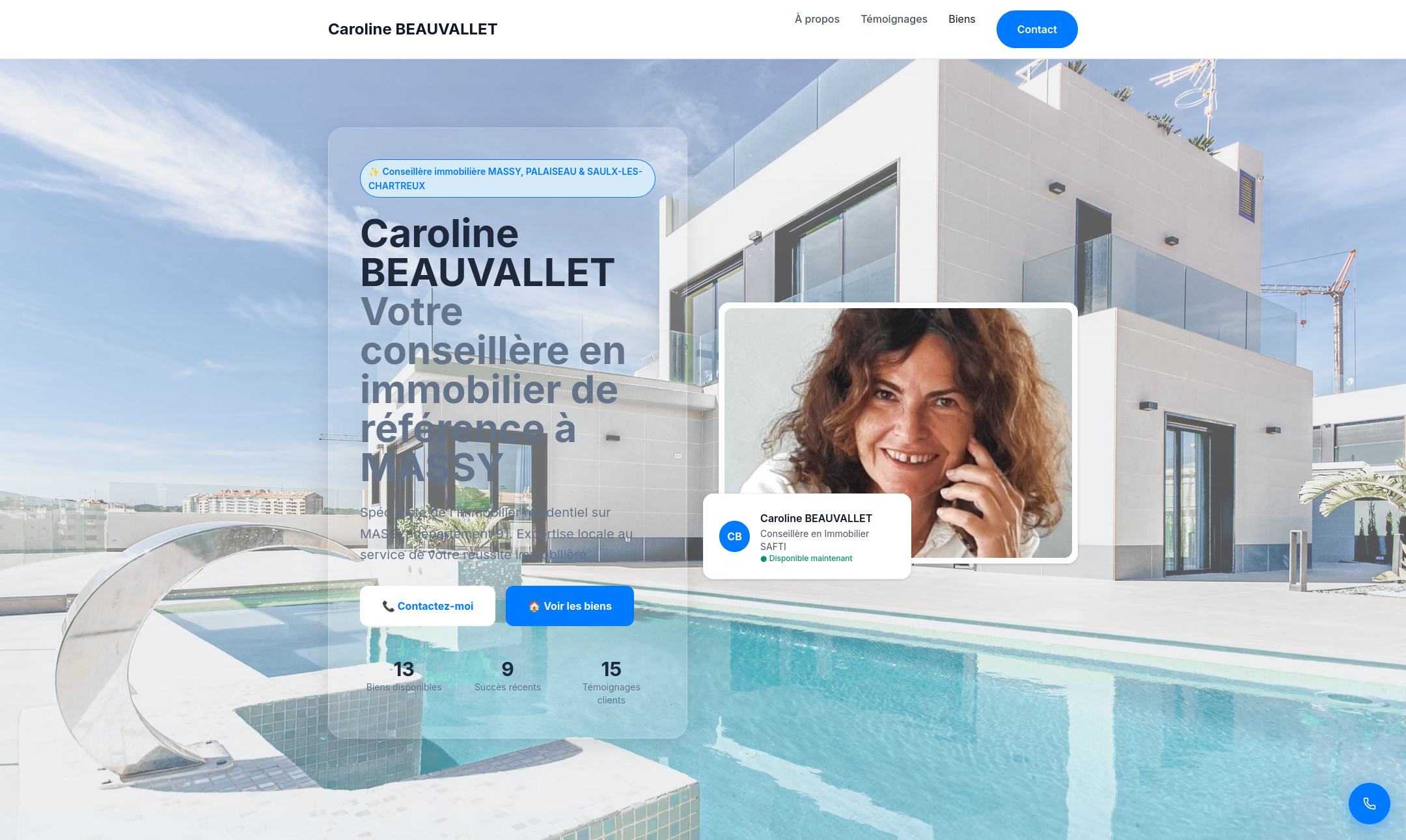 Site de Caroline Beauvallet